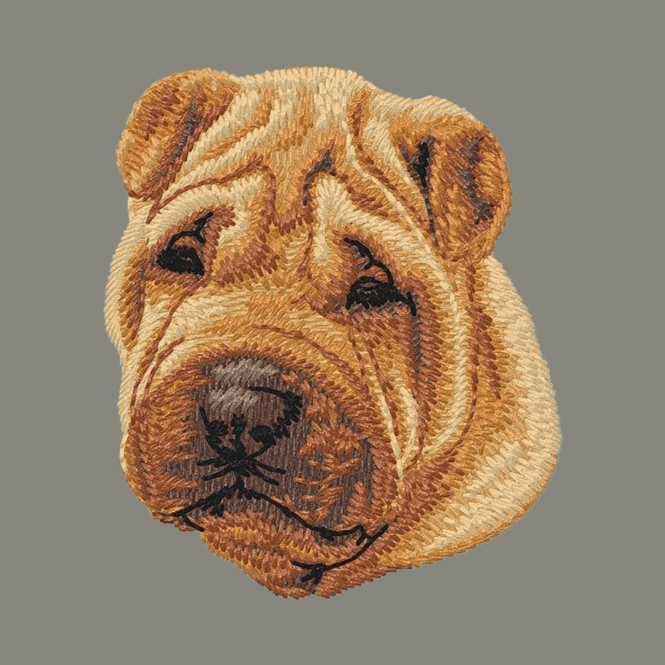 Chinese Shar-pei Embroidered Baseball Cap