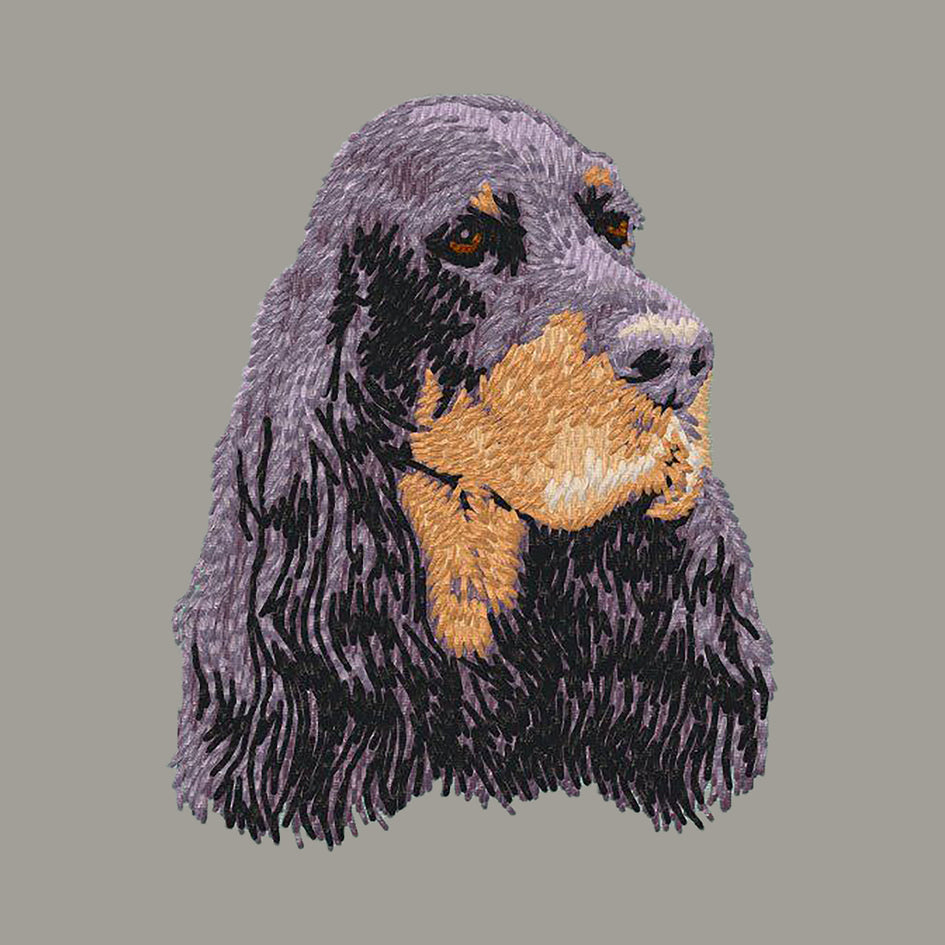 Gordon Setter Embroidered Sweatshirt Hoodie