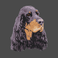 Gordon Setter Embroidered Men's Fleece Jacket