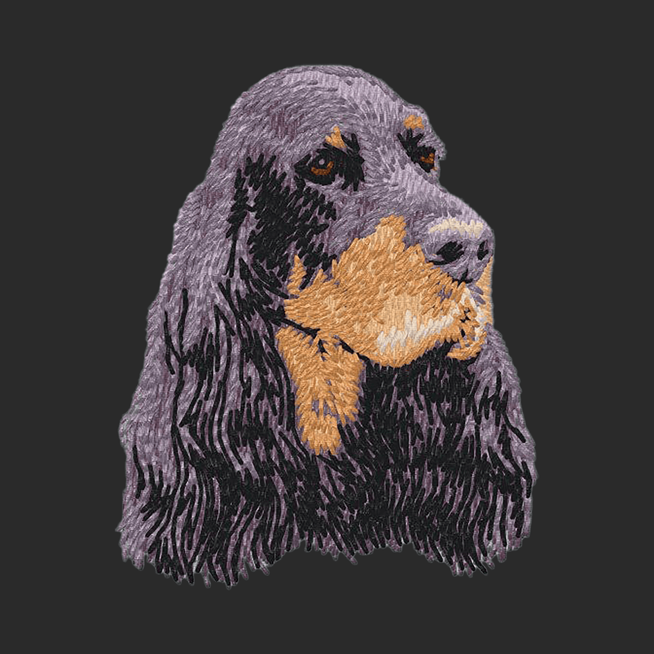 Gordon Setter Embroidered Wearable Blanket