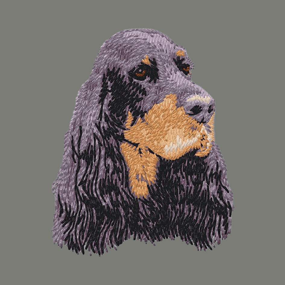 Gordon Setter Embroidered Wearable Blanket