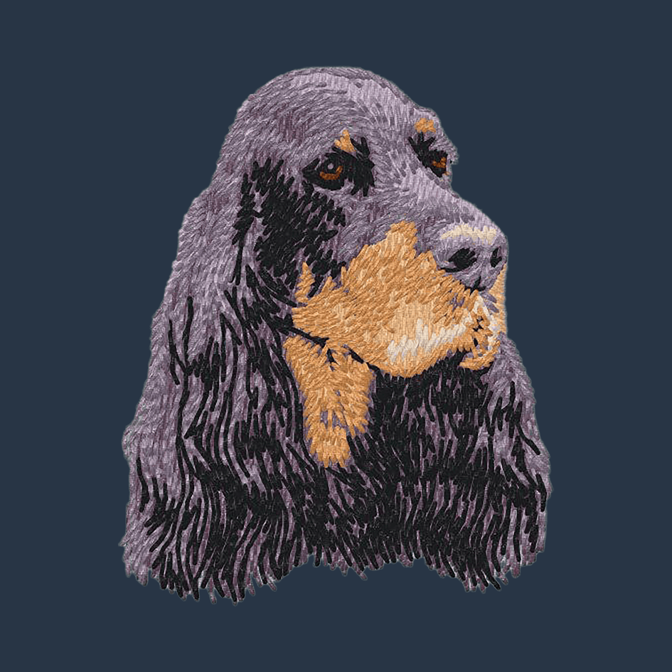 Gordon Setter Embroidered Wearable Blanket