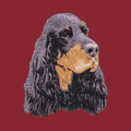 Gordon Setter Embroidered Wearable Blanket