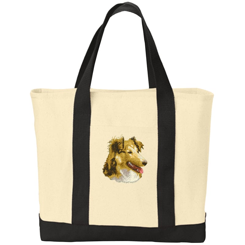 Shetland Sheepdog Embroidered Tote