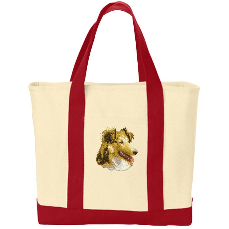 Shetland Sheepdog Embroidered Tote