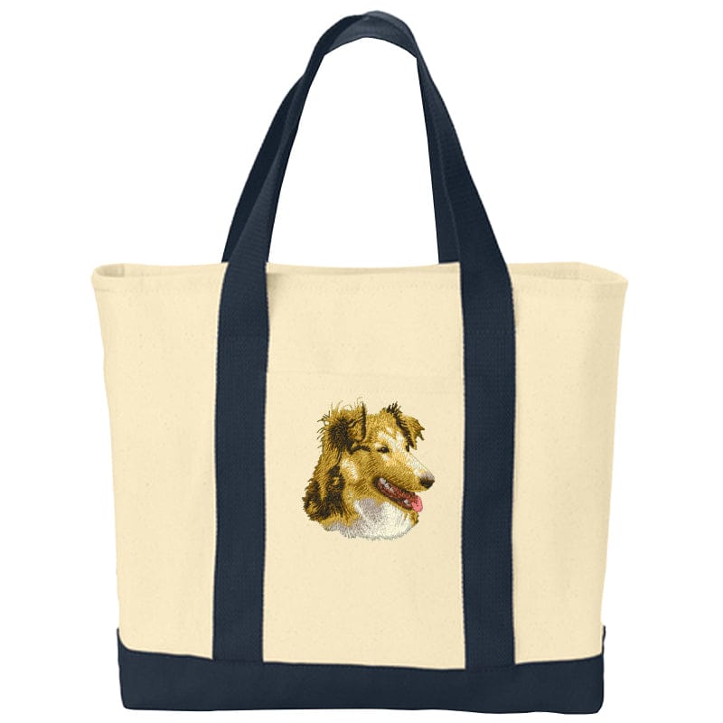 Shetland Sheepdog Embroidered Tote