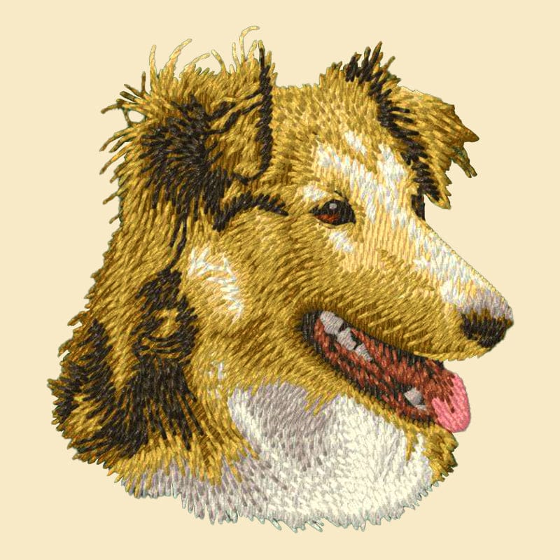 Shetland Sheepdog Embroidered Tote