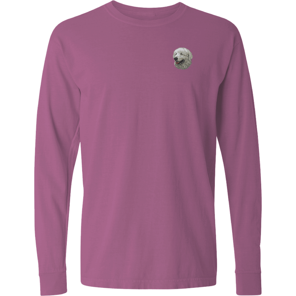 Kuvasz Embroidered Classic Long Sleeve Shirt