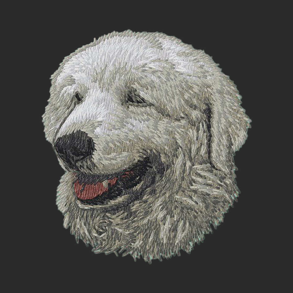 Kuvasz Embroidered Classic Long Sleeve Shirt