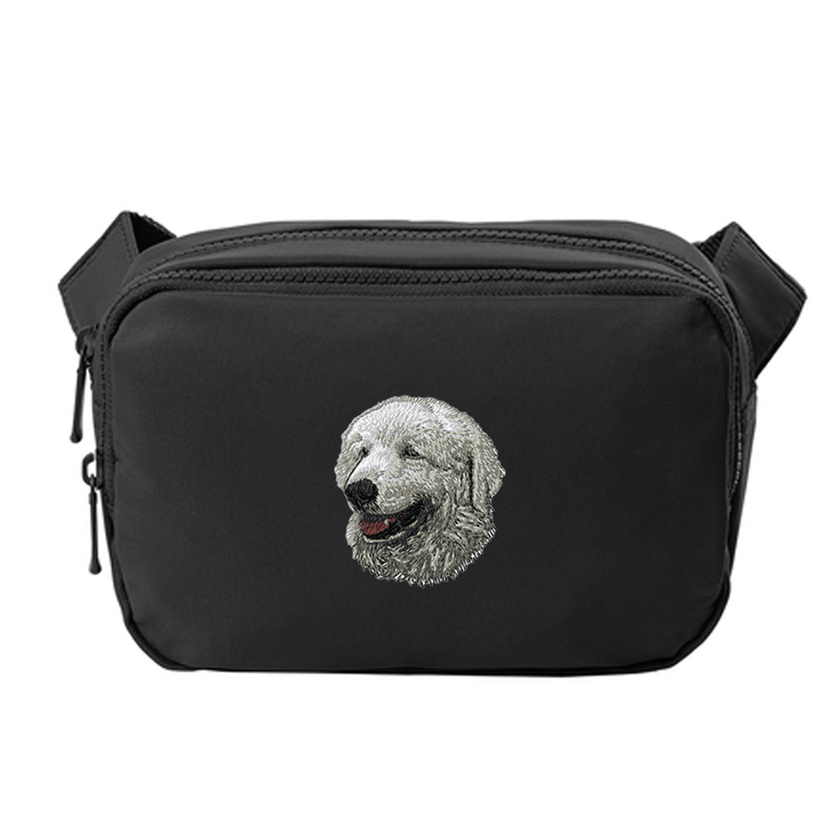 Kuvasz Embroidered Crossbody Bag
