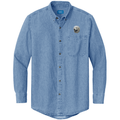 Kuvasz Embroidered Men's Denim Shirt