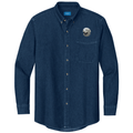 Kuvasz Embroidered Men's Denim Shirt