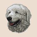 Kuvasz Embroidered Tote