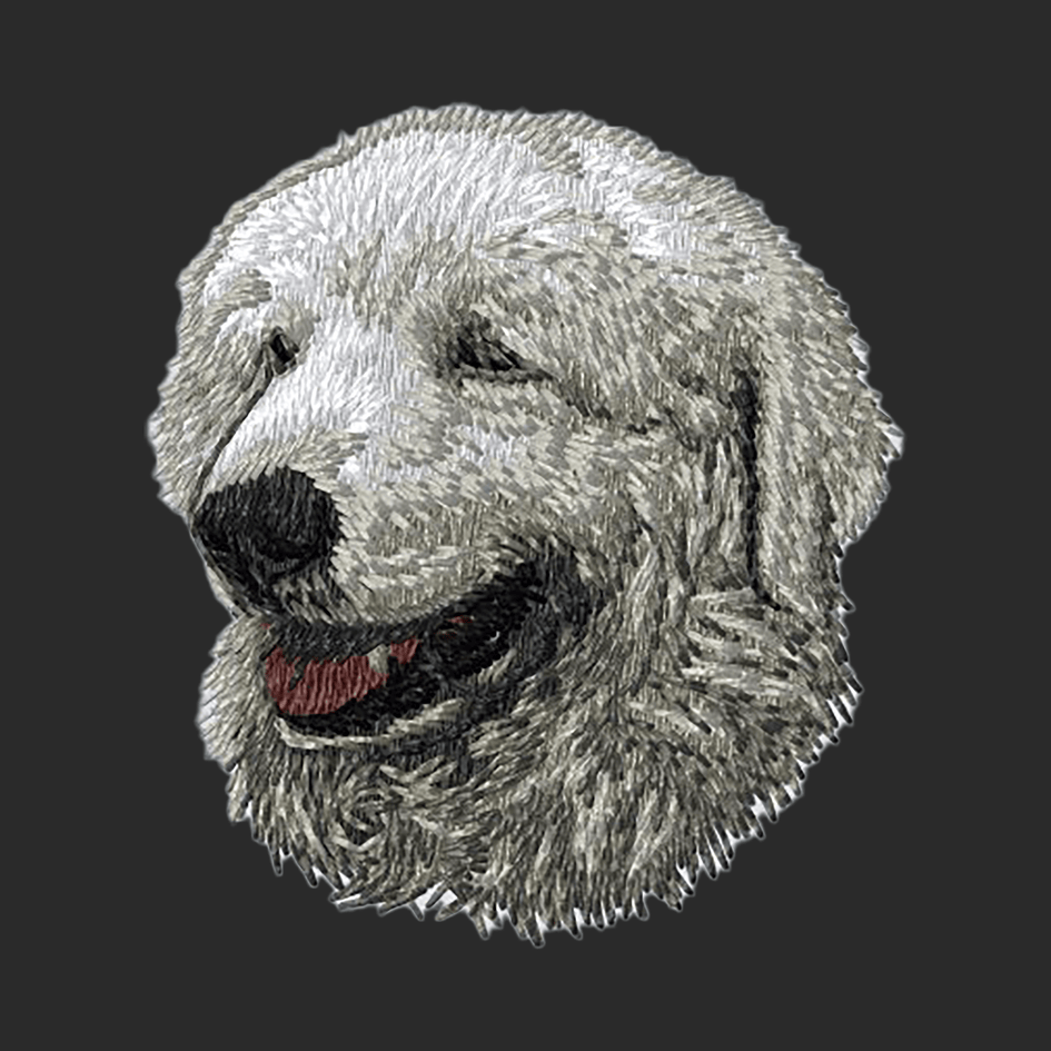 Kuvasz Embroidered Wearable Blanket