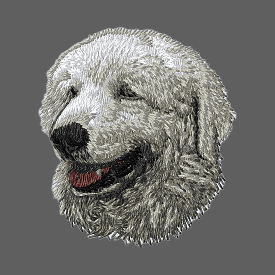 Kuvasz Embroidered Women's Fleece Jacket