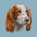Irish Red and White Setter Embroidered Sweatshirt Hoodie