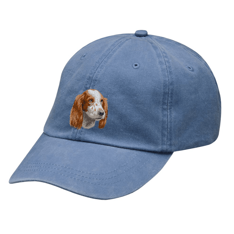 Irish Red and White Setter Embroidered Baseball Cap