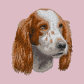 Irish Red and White Setter Embroidered Baseball Cap