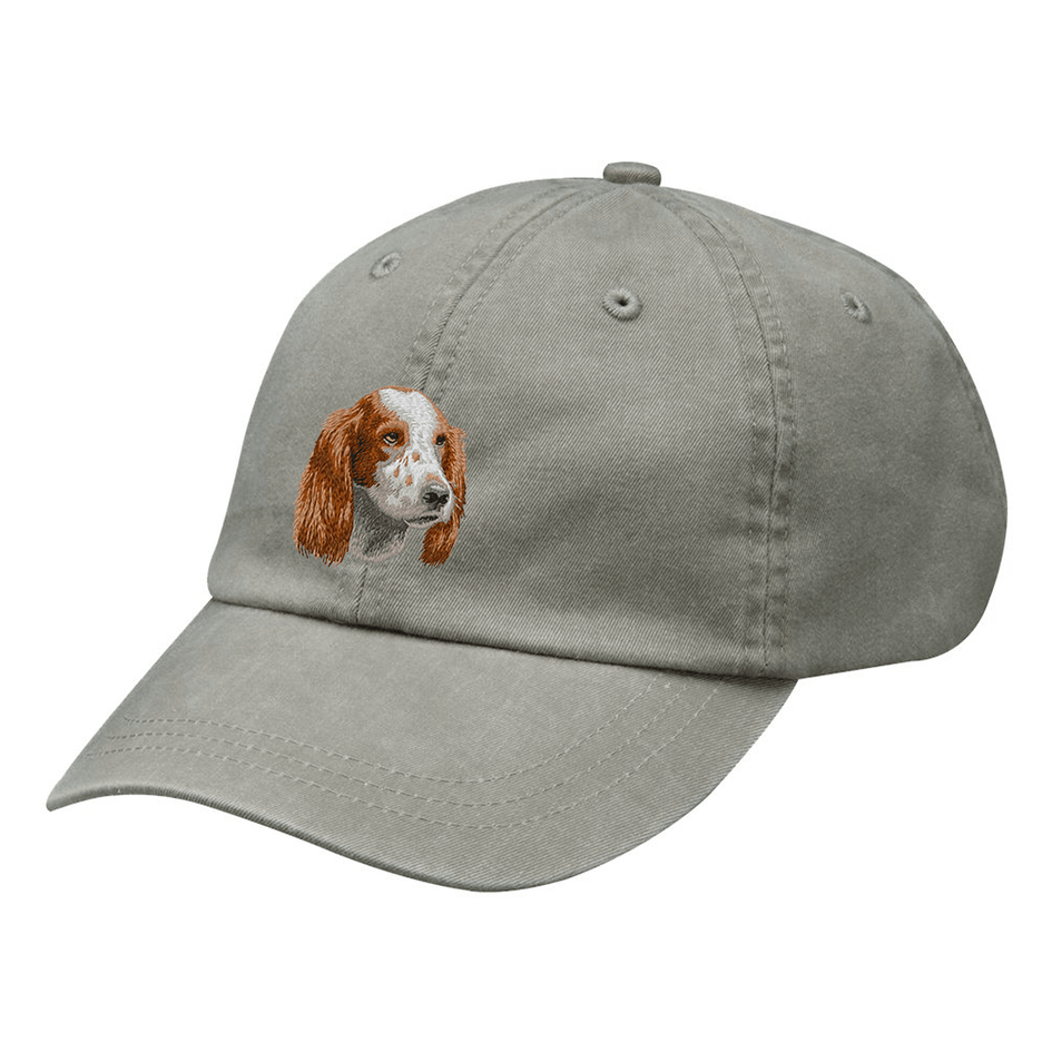 Irish Red and White Setter Embroidered Baseball Cap