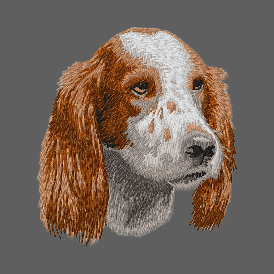 Irish Red and White Setter Embroidered Women's Fleece Jacket