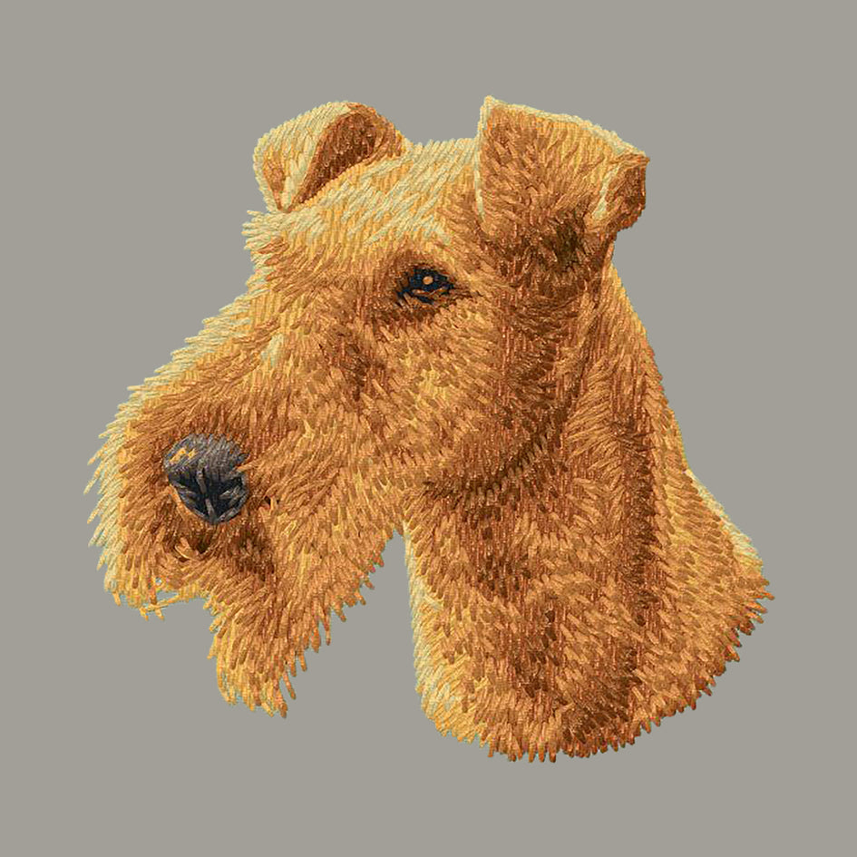 Irish Terrier Embroidered Sweatshirt Hoodie