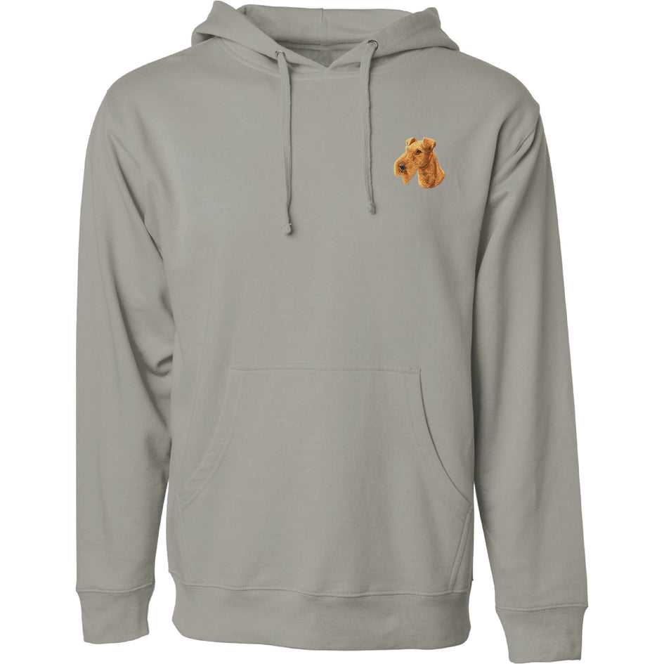 Irish Terrier Embroidered Sweatshirt Hoodie