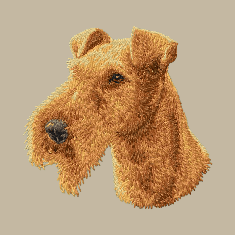 Irish Terrier Embroidered Crossbody Bag