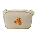 Irish Terrier Embroidered Crossbody Bag