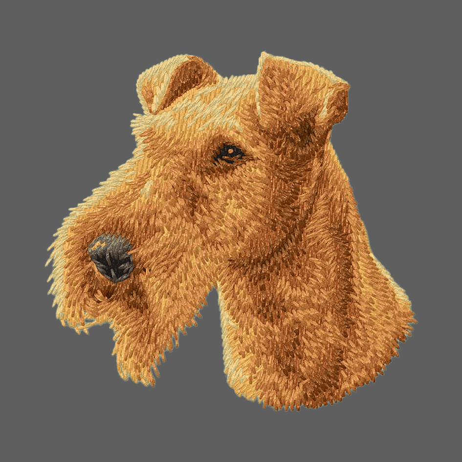Irish Terrier Embroidered Women's Fleece Jacket