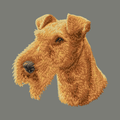 Irish Terrier Embroidered Wearable Blanket