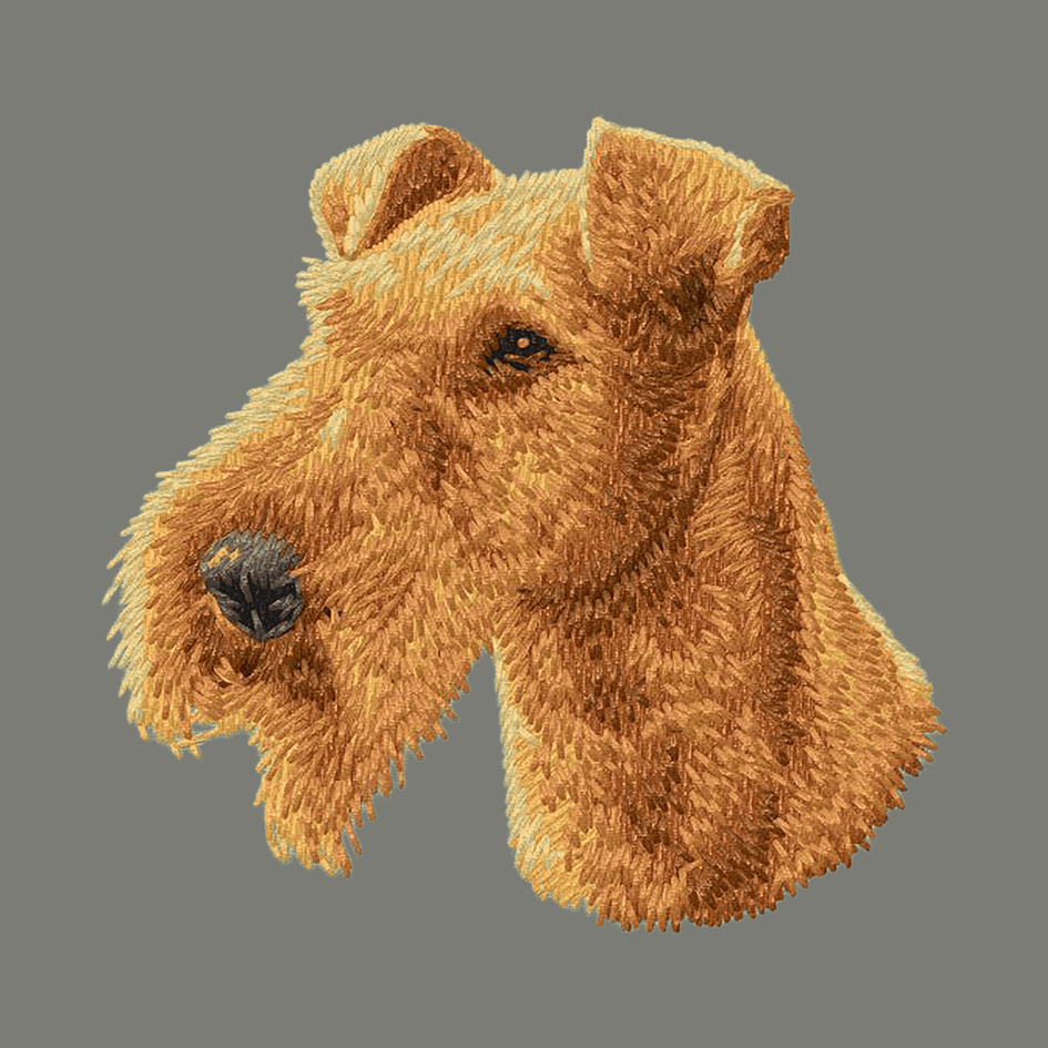 Irish Terrier Embroidered Wearable Blanket