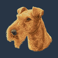 Irish Terrier Embroidered Wearable Blanket