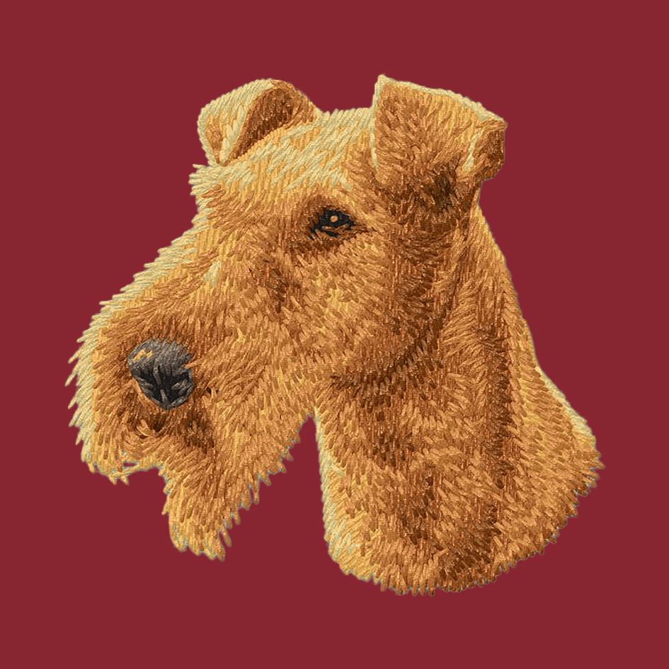 Irish Terrier Embroidered Wearable Blanket