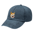 Shiba Inu Embroidered Baseball Cap