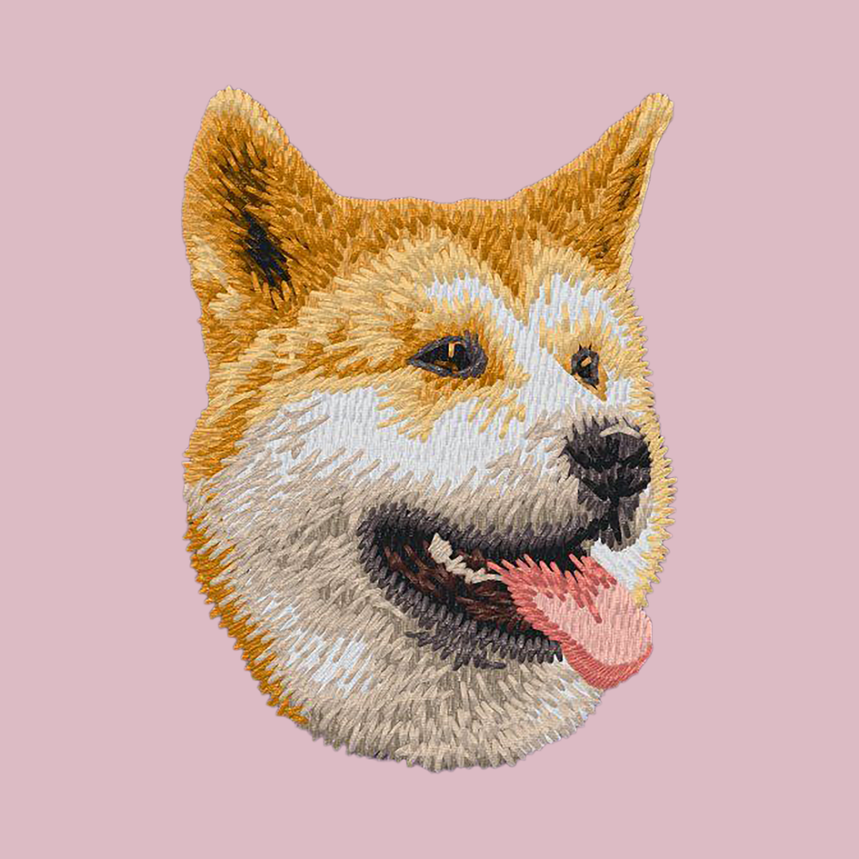 Shiba Inu Embroidered Baseball Cap