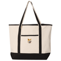 Shiba Inu Embroidered Tote