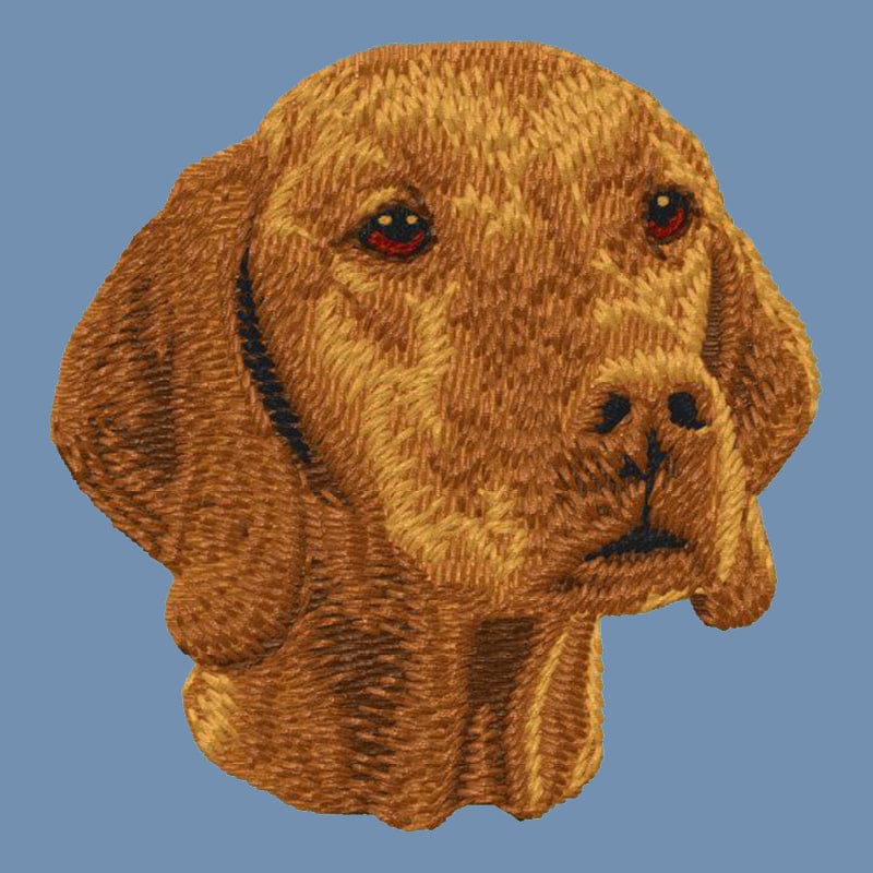 Vizsla Embroidered Men's Denim Shirt