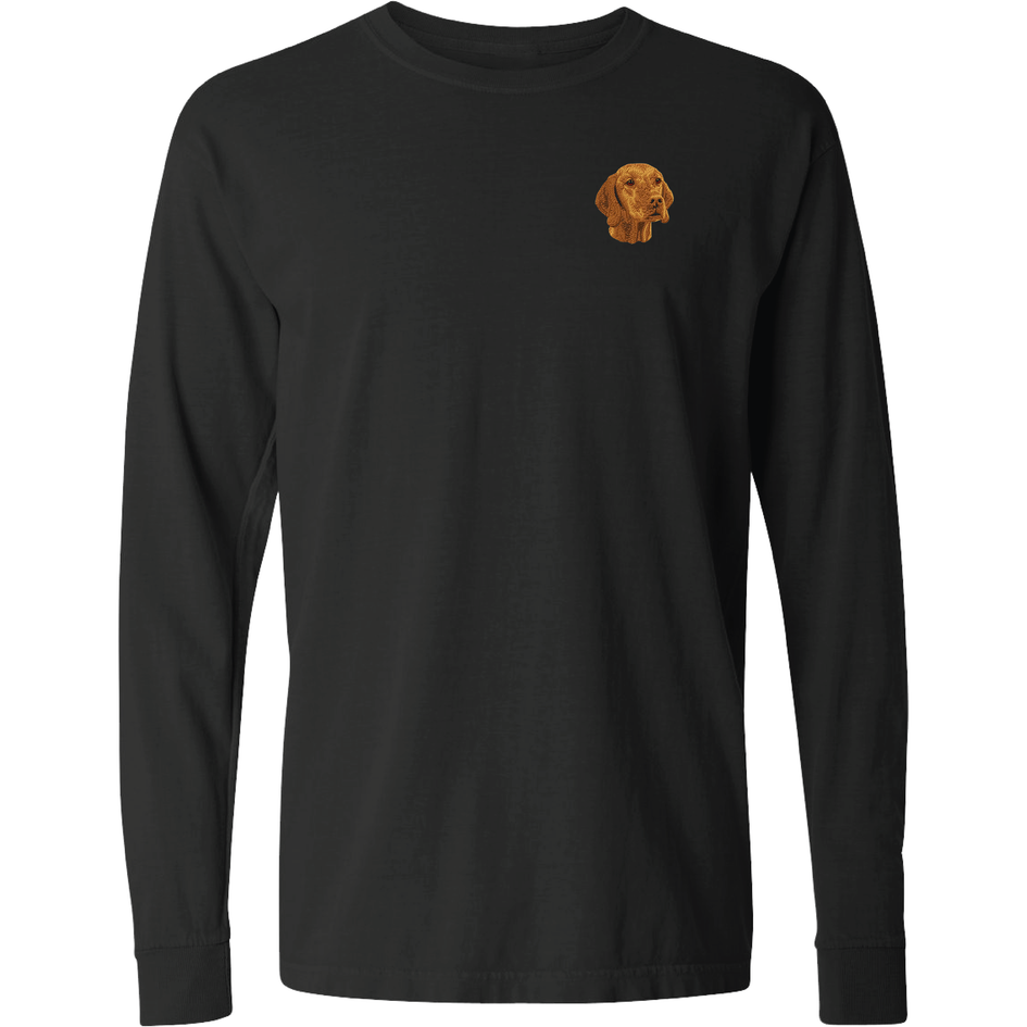 Vizsla Embroidered Classic Long Sleeve Shirt
