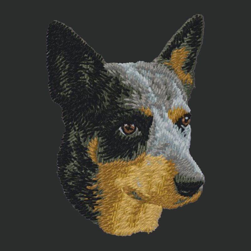 Australian Cattle Dog Embroidered Crossbody Bag