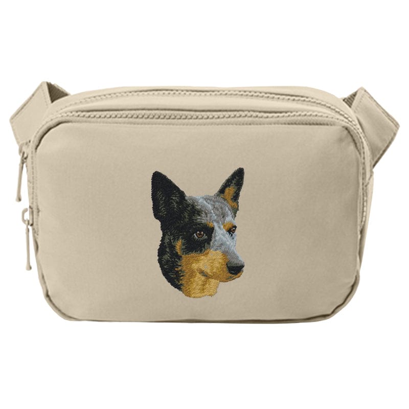 Australian Cattle Dog Embroidered Crossbody Bag