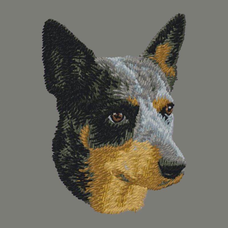 Australian Cattle Dog Embroidered Wearable Blanket