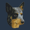 Australian Cattle Dog Embroidered Wearable Blanket