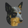 Australian Cattle Dog Embroidered Women's Fleece Jacket