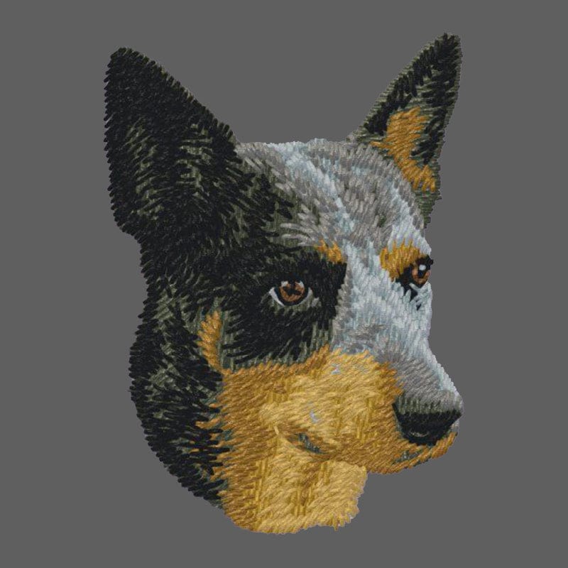 Australian Cattle Dog Embroidered Women's Fleece Jacket