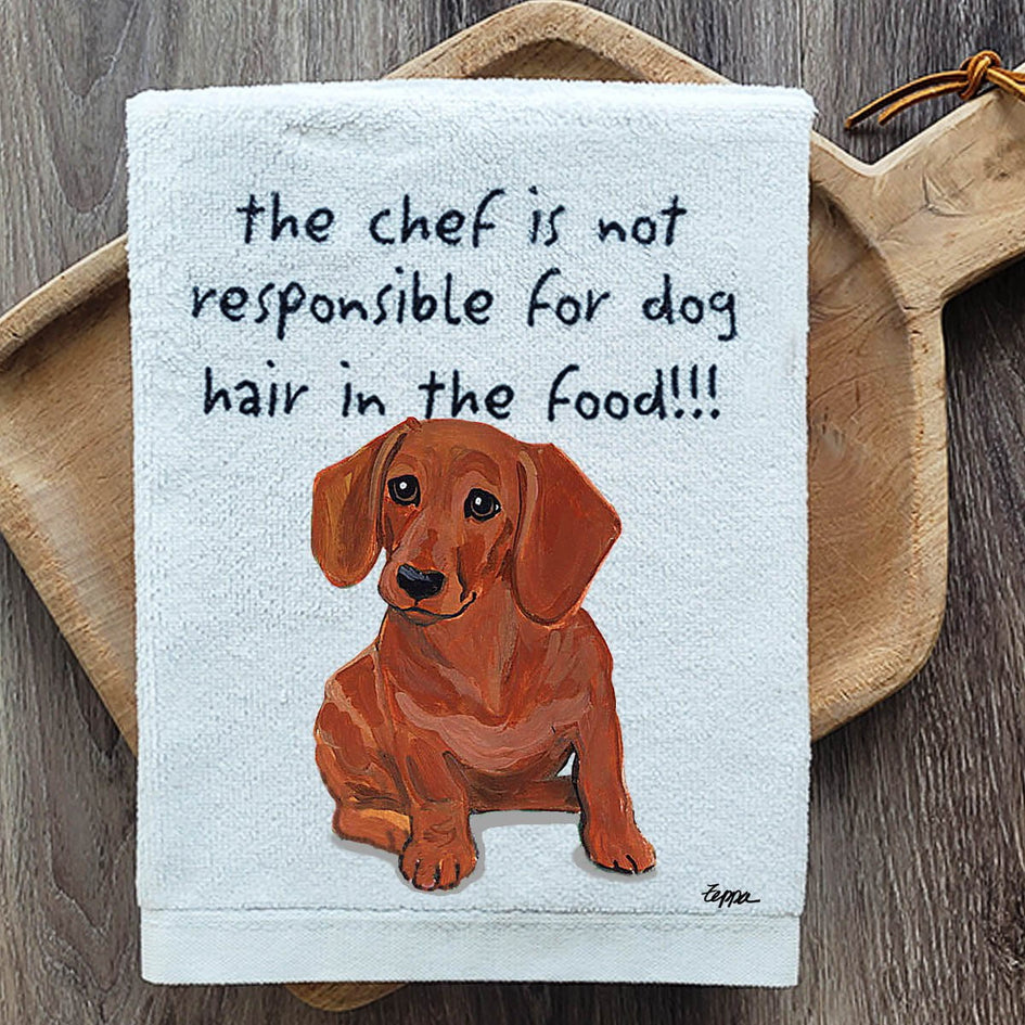 Dachshund Dish Towel