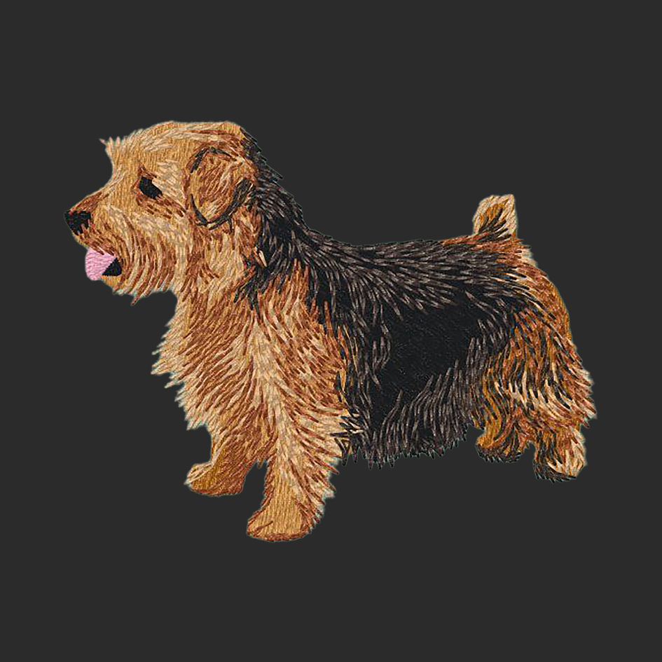 Norfolk Terrier Embroidered Classic Long Sleeve Shirt