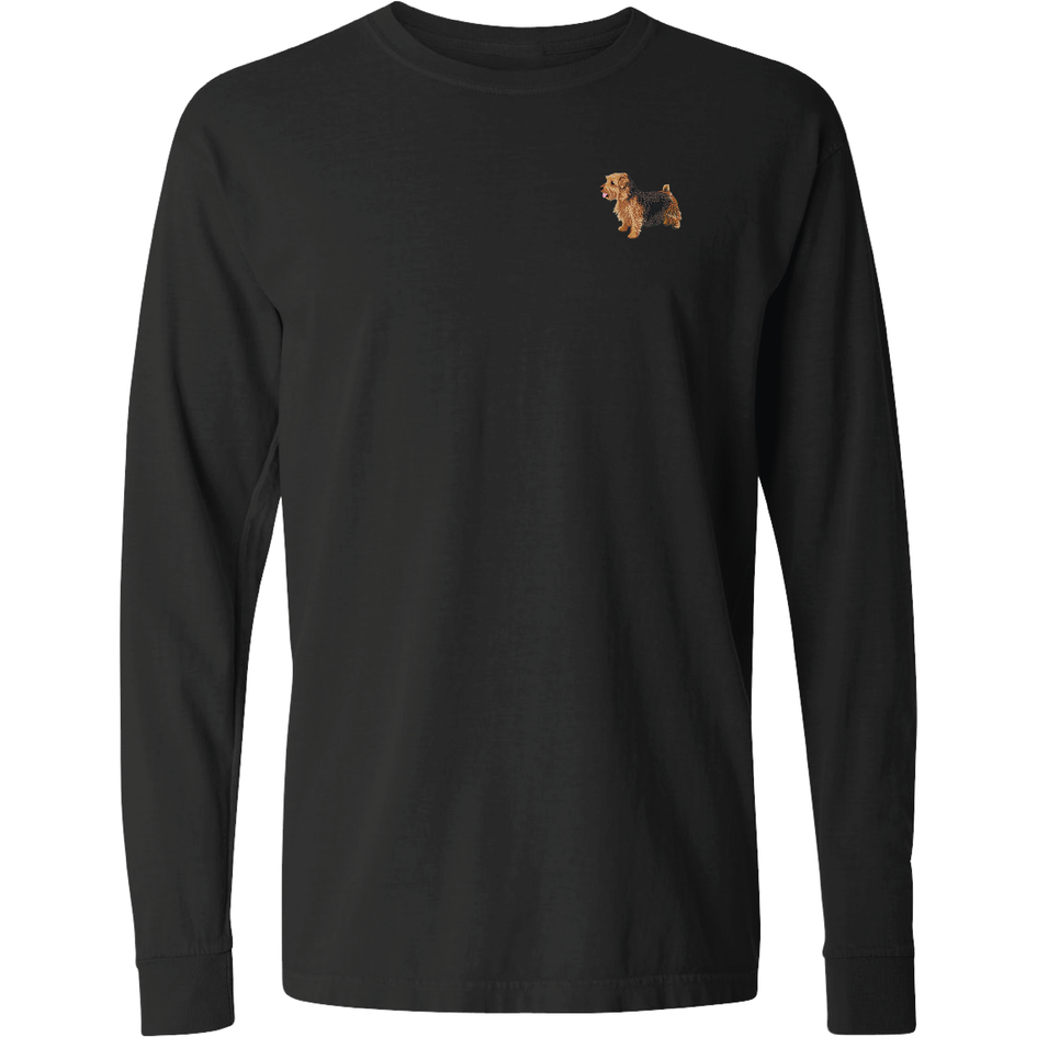Norfolk Terrier Embroidered Classic Long Sleeve Shirt