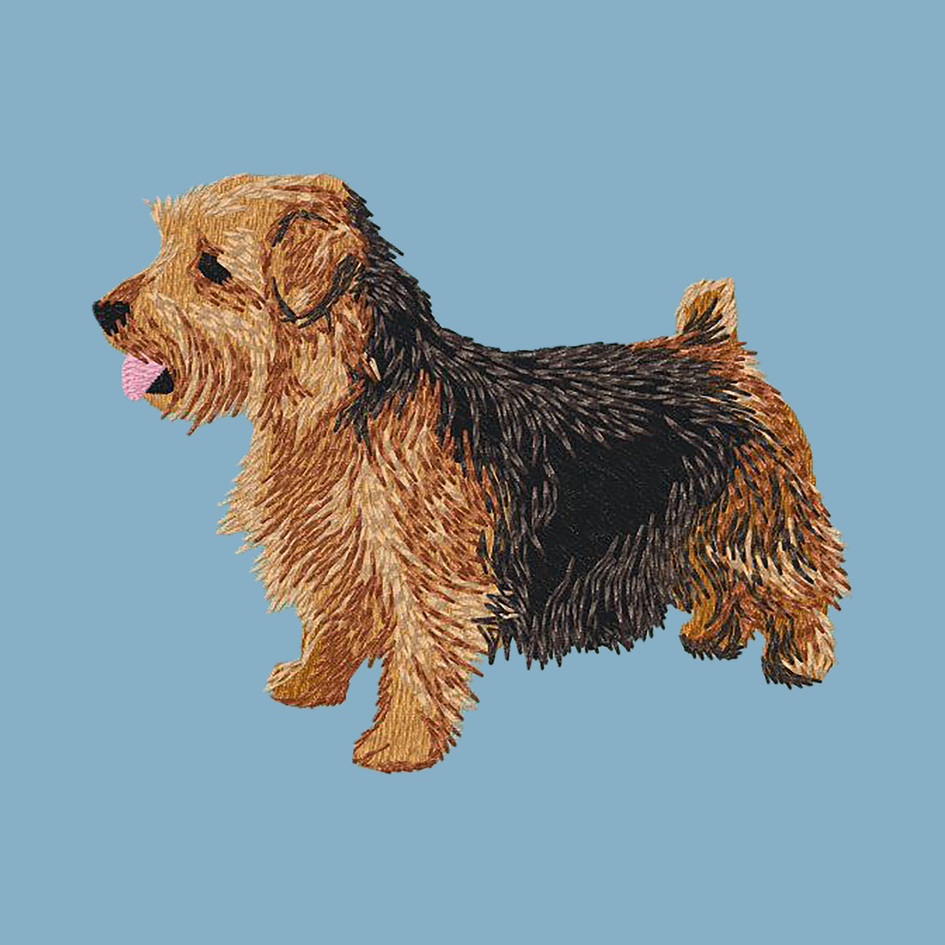 Norfolk Terrier Embroidered Classic Long Sleeve Shirt
