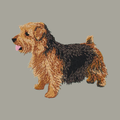 Norfolk Terrier Embroidered Classic Long Sleeve Shirt