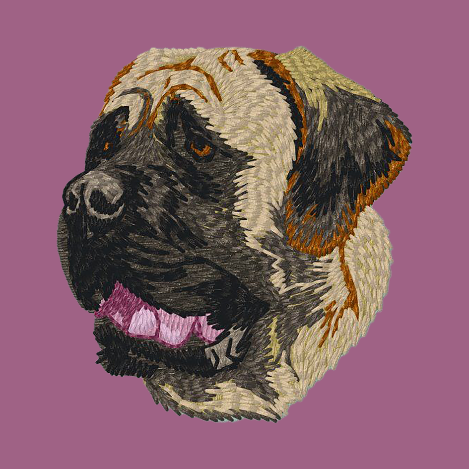 Mastiff Embroidered Classic Long Sleeve Shirt